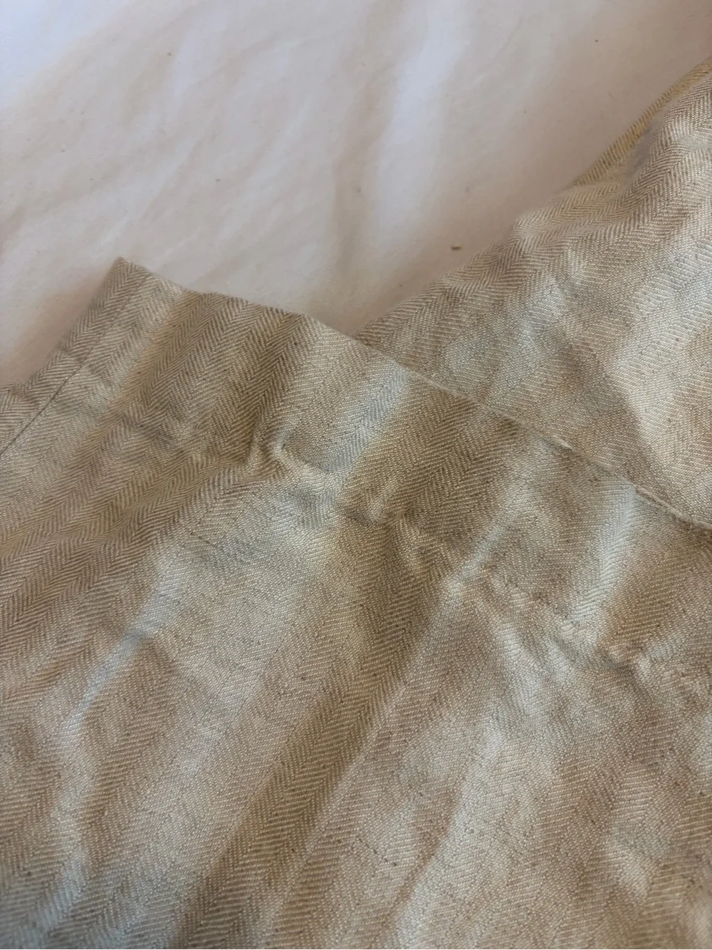Cubavera Men's Linen Blend Pants in Cream Sizse 34x32